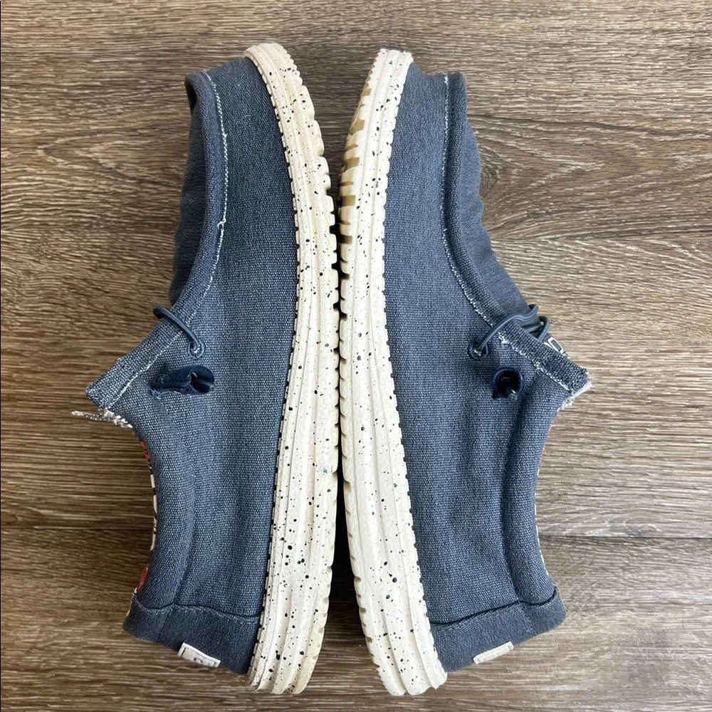 👟 Hey Dude Wally Stretch Shoes | Men’s US 10 | Blue |